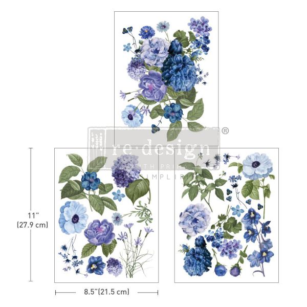 Blue Gardens Redesign with Prima Middy Transfer