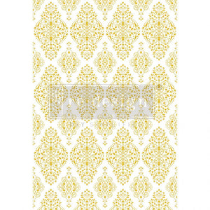 KACHA GOLD DAMASK Redesign with Prima transfer