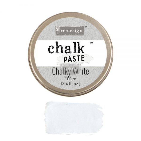Chalky White ReDesign with Prima Chalk Paste