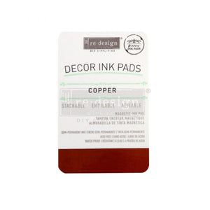 REDESIGN DECOR INK PAD – SEMI PERMANENT COPPER – MAGNETIC INK PAD