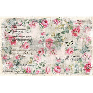 Floral Wallpaper Decoupage Tissue  Paper