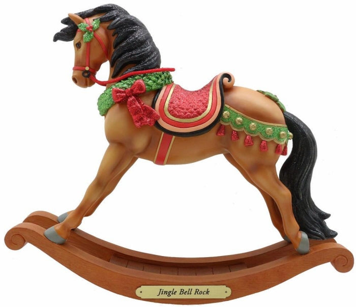 Trail of Painted Ponies Jingle Bell Rock Hanging Ornament, 2.5